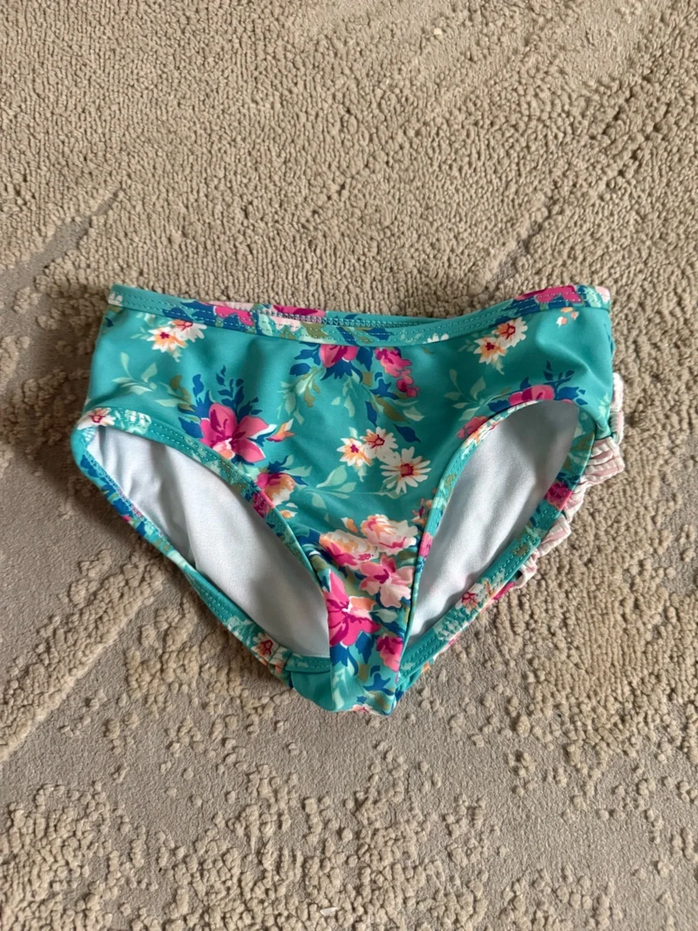 Ruffle Butts bikini tankini swimsuit ruffle bottom bathing suit floral stripe 3T